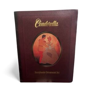 Vintage Disney Cinderella Storybook Ornament 6 Piece Set (Rare & Retired)